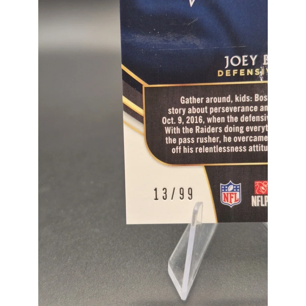 2018 Panini Select Joey Bosa #255 Field Level Tri Color Prizm /99 Chargers SP